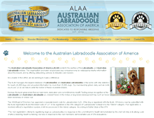 Tablet Screenshot of alaa-labradoodles.com